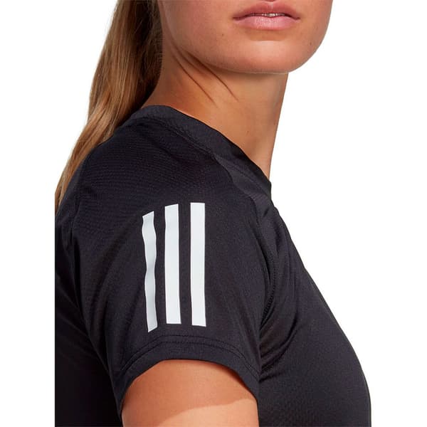 Adidas Kortärmad T-shirt Club Svart S Kvinna
