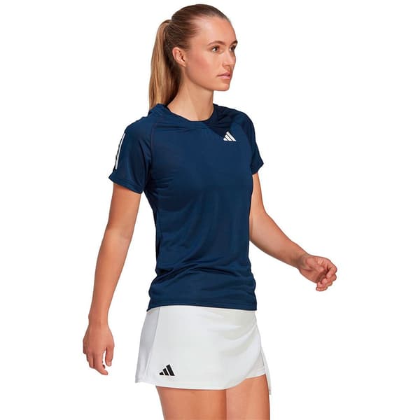 Adidas Kortärmad T-shirt Club Blå XS Kvinna