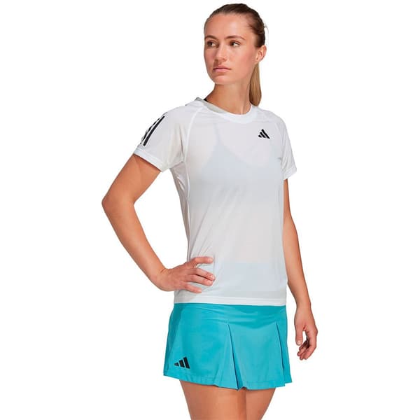 Adidas Kortärmad T-shirt Club Vit L Kvinna