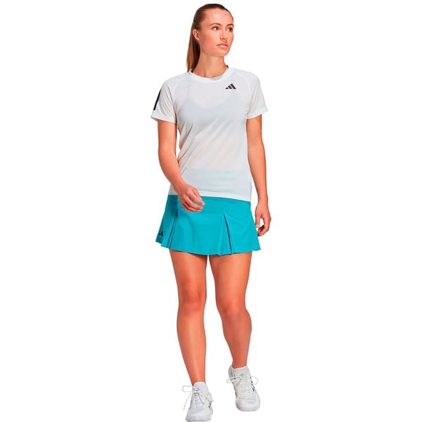 Adidas Kortärmad T-shirt Club Vit L Kvinna
