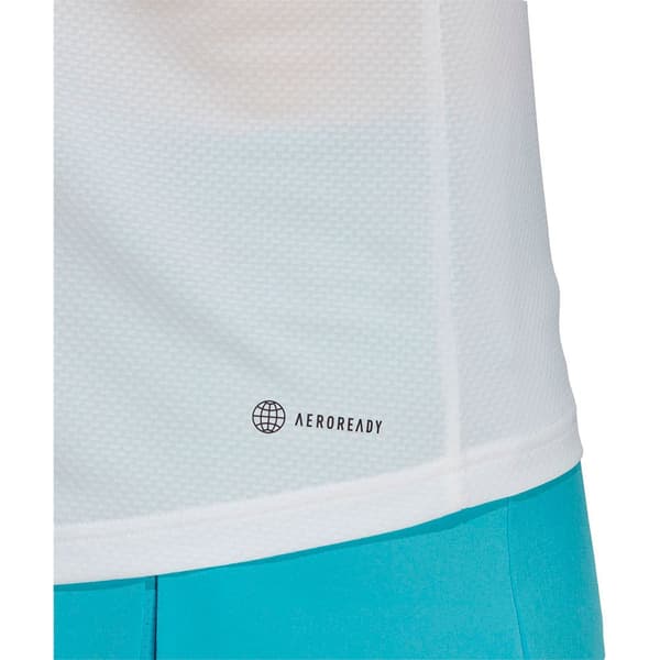 Adidas Kortärmad T-shirt Club Vit L Kvinna