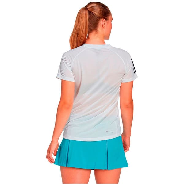 Adidas Kortärmad T-shirt Club Vit L Kvinna