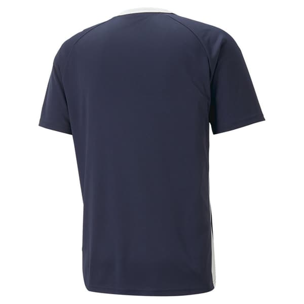 Puma Kortärmad T-shirt Teamliga Logo Blå XL Man