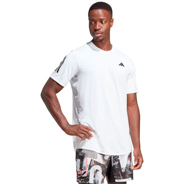 Adidas Lyhythihainen T-paita Club 3 Stripes Valkoinen XL Mies