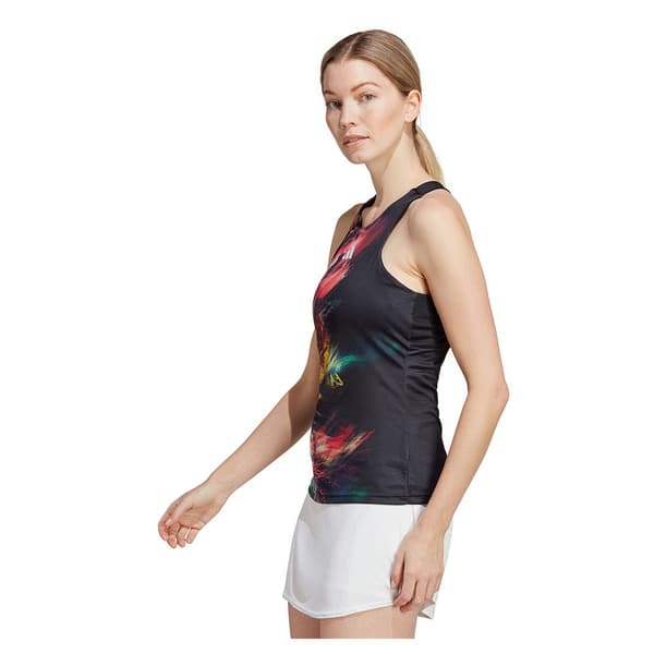 Adidas Ärmlös T-shirt Mel Svart S Kvinna