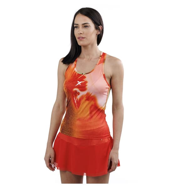 Drop Shot Ærmeløs T-shirt Maira Orange 2XL Kvinde