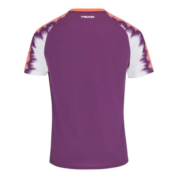 Head Racket Kortärmad T-shirt Topspin Lila S Man
