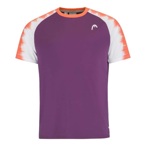 Head Racket Kortärmad T-shirt Topspin Lila S Man