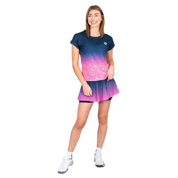 Bidi Badu Kortärmad T-shirt Colortwist Blå,Rosa S Kvinna