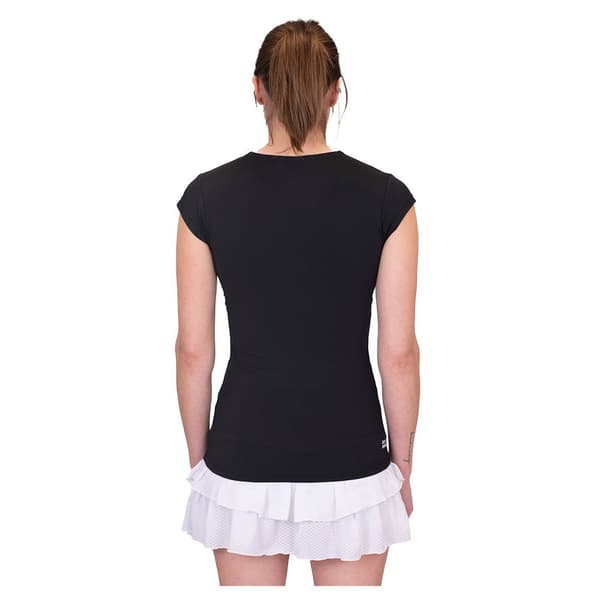 Bidi Badu Lyhythihainen T-paita Crew V-neck Musta M Nainen