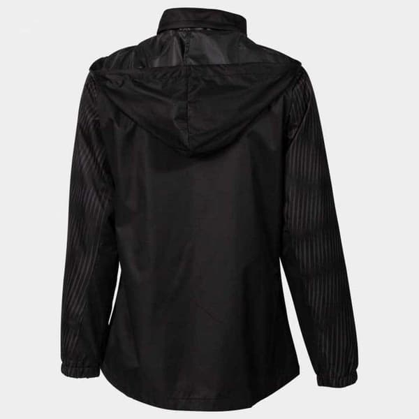 Joma Regnjakke Montreal Sort 11-12 Years Kvinde