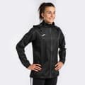 Miniatyrbillede 6 af 8: Joma Regnjakke Montreal Sort 11-12 Years Kvinde