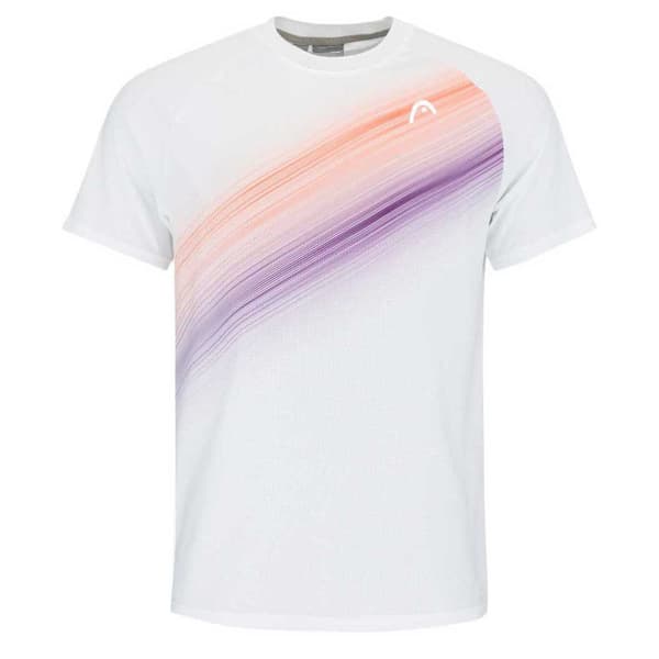 Head Racket Kortærmet T-shirt Performance Hvid XL Mand