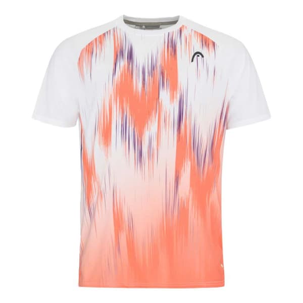 Head Racket Kortärmad T-shirt Topspin Vit,Orange S Man