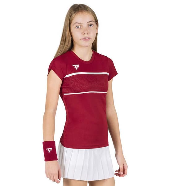 Tecnifibre Kortärmad T-shirt Team Tech Röd 8-10 Years Pojke