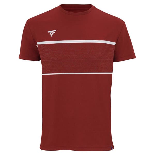 Tecnifibre Kortärmad T-shirt Team Tech Röd 2XL Man