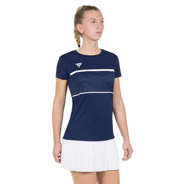 Tecnifibre Kortärmad T-shirt Team Tech Blå L Kvinna