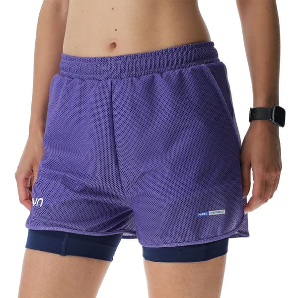 Uyn Shorts Padel Series 2 In 1 Lilla M Kvinde