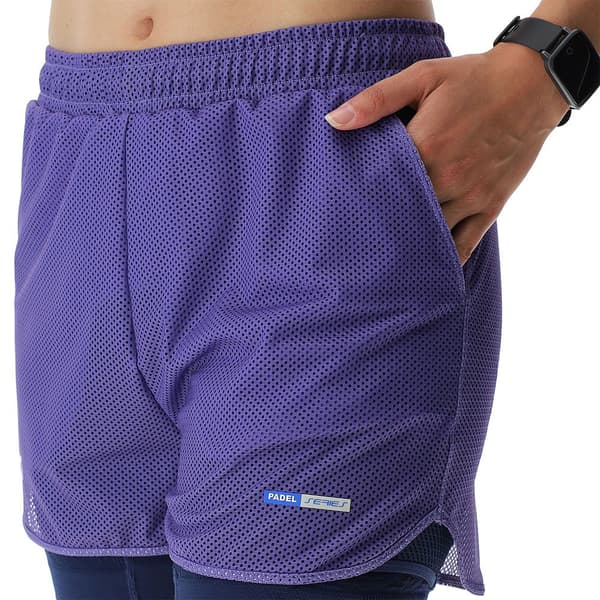 Uyn Shorts Padel Series 2 In 1 Lilla M Kvinde