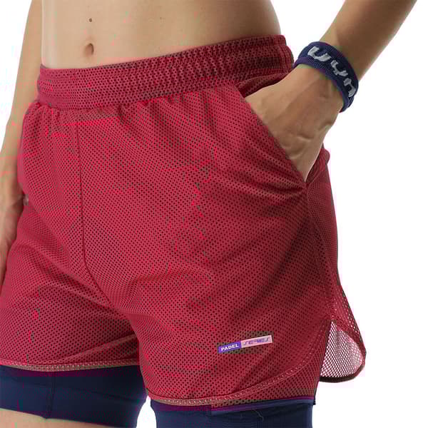 Uyn Shorts Padel Series 2 In 1 Rosa XS Kvinde
