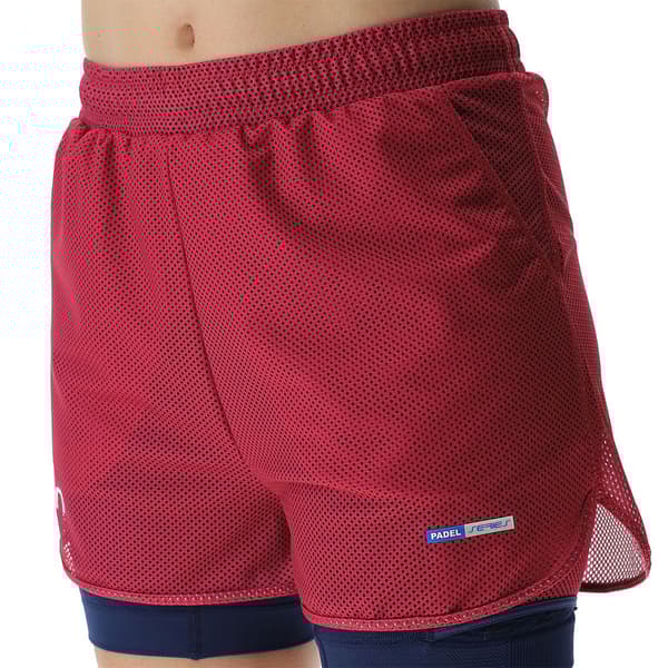 Uyn Shorts Padel Series 2 In 1 Rosa XL Kvinna