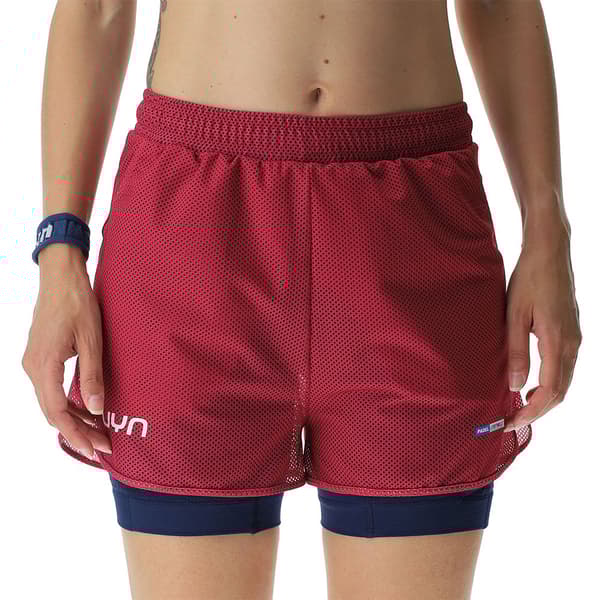 Uyn Shorts Padel Series 2 In 1 Rosa XL Kvinde