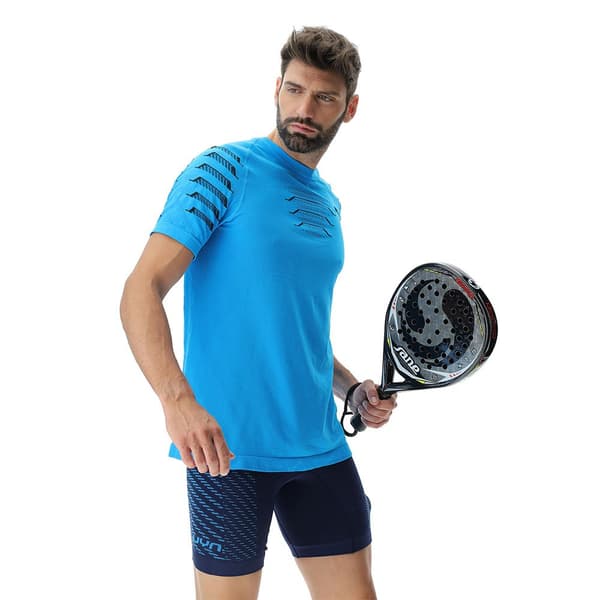 Uyn Kortärmad T-shirt Padel Series Blå S Man