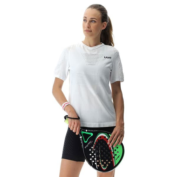 Uyn Kortärmad T-shirt Padel Series Vit XL Kvinna