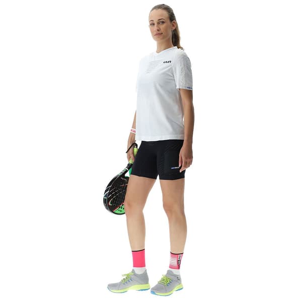 Uyn Kortärmad T-shirt Padel Series Vit XL Kvinna