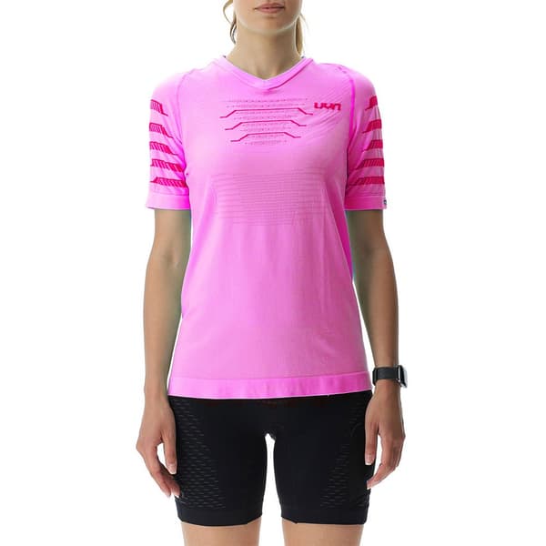 Uyn Kortärmad T-shirt Padel Series Rosa S Kvinna