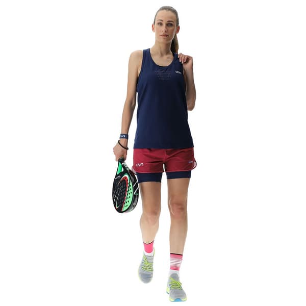 Uyn Ärmlös T-shirt Padel Series Blå L Kvinna