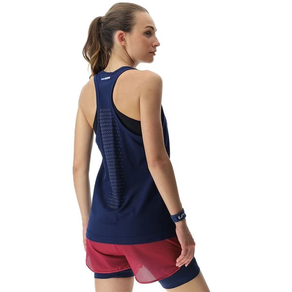 Uyn Ärmlös T-shirt Padel Series Blå L Kvinna