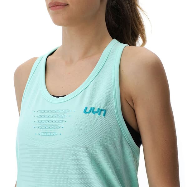 Uyn Ärmlös T-shirt Padel Series Grönt XL Kvinna