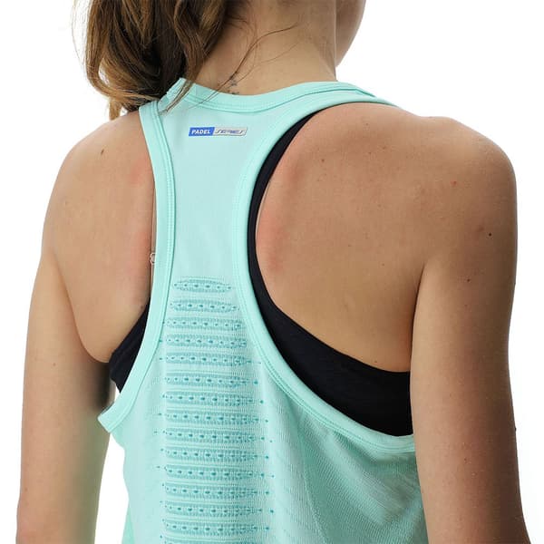 Uyn Ärmlös T-shirt Padel Series Grönt XL Kvinna