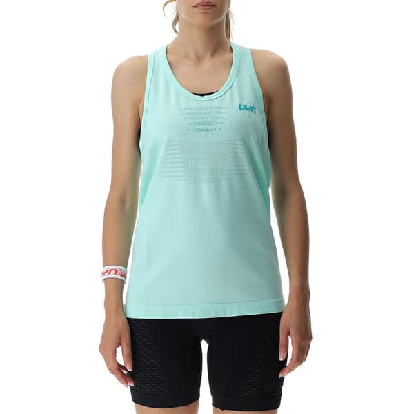Uyn Ärmlös T-shirt Padel Series Grönt XL Kvinna