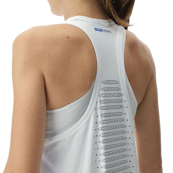 Uyn Ärmlös T-shirt Padel Series Vit XL Kvinna