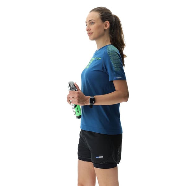 Uyn Kortärmad T-shirt Padel Series Smash Blå XS Kvinna