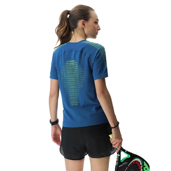 Uyn Kortärmad T-shirt Padel Series Smash Blå L Kvinna