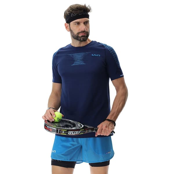 Uyn Kortärmad T-shirt Padel Series Smash Blå XL Man