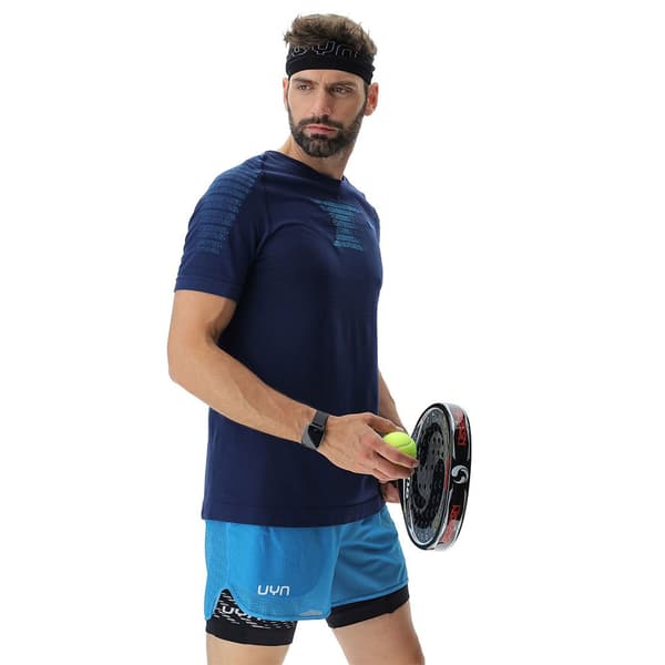 Uyn Kortärmad T-shirt Padel Series Smash Blå XL Man