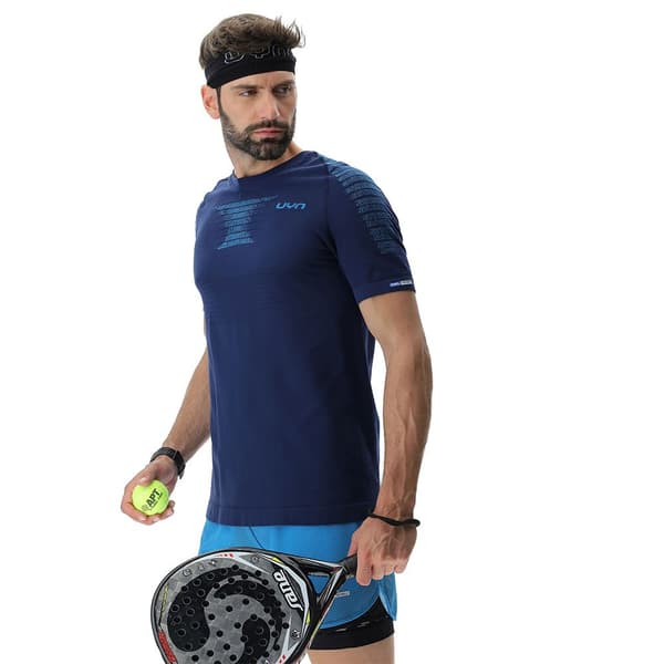 Uyn Kortärmad T-shirt Padel Series Smash Blå XL Man