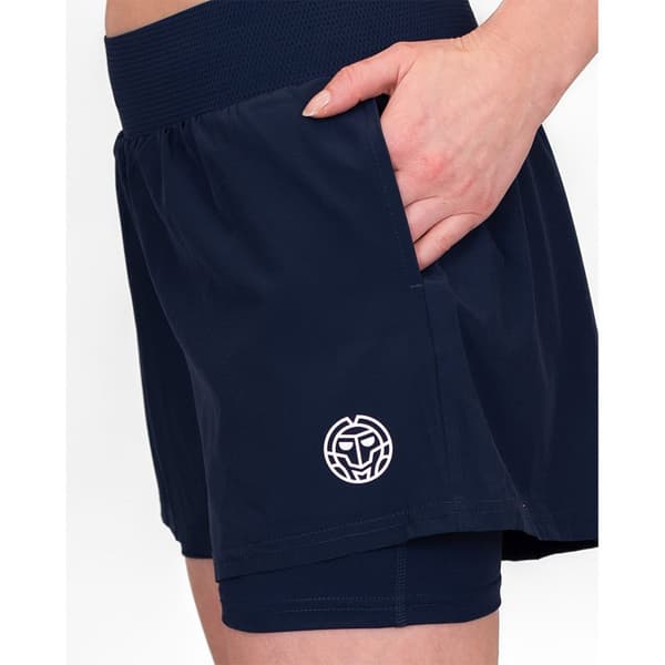Bidi Badu Shorts Crew 2in1 Blå L Kvinde