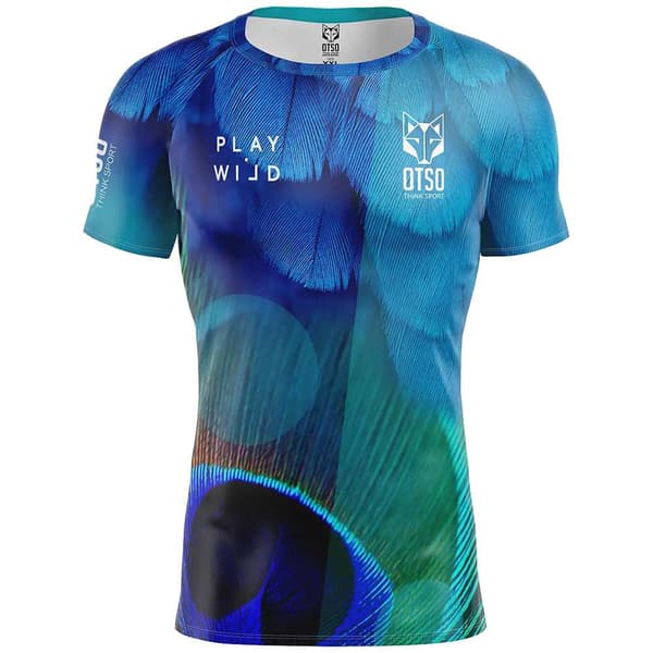 Otso Kortärmad T-shirt Blue Birds Blå XL Man
