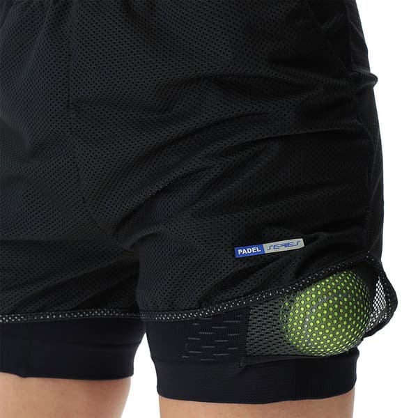 Uyn Shorts Padel Series 2 In 1 Sort L Kvinde