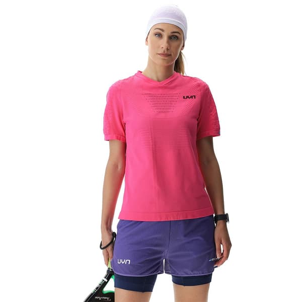 Uyn Kortärmad T-shirt Padel Series Rosa XS Kvinna