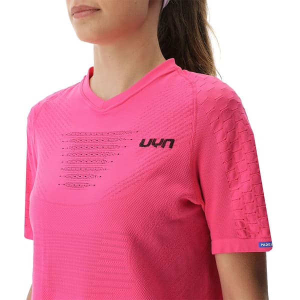 Uyn Kortärmad T-shirt Padel Series Rosa XS Kvinna