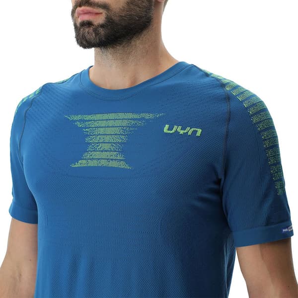 Uyn Kortärmad T-shirt Padel Series Smash Blå S Man
