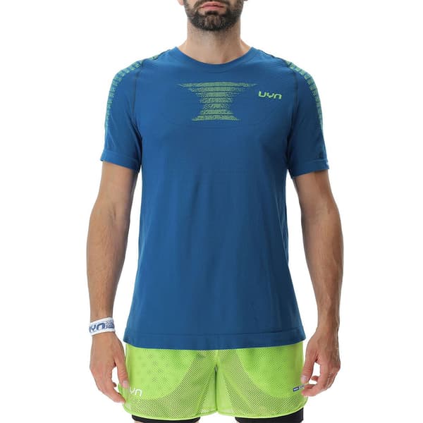Uyn Kortärmad T-shirt Padel Series Smash Blå S Man