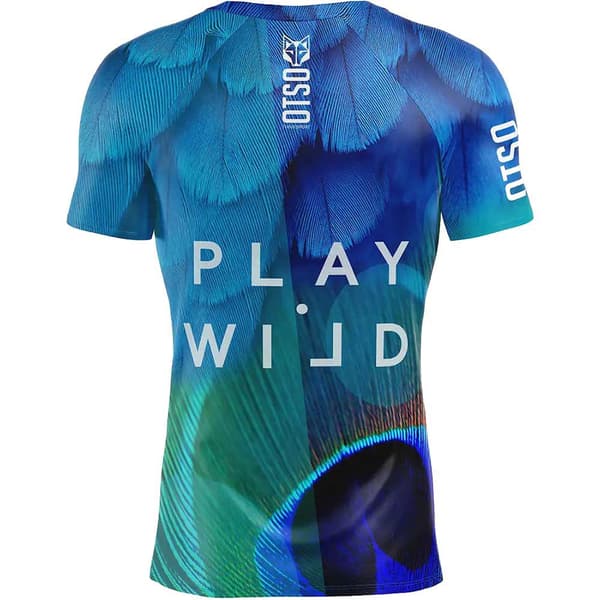 Otso Kortärmad T-shirt Blue Birds Blå M Man