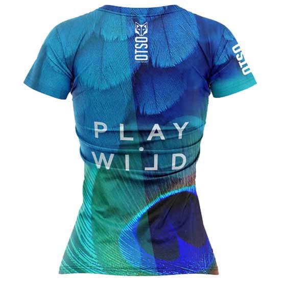 Otso Kortærmet T-shirt Blue Birds Blå M Kvinde
